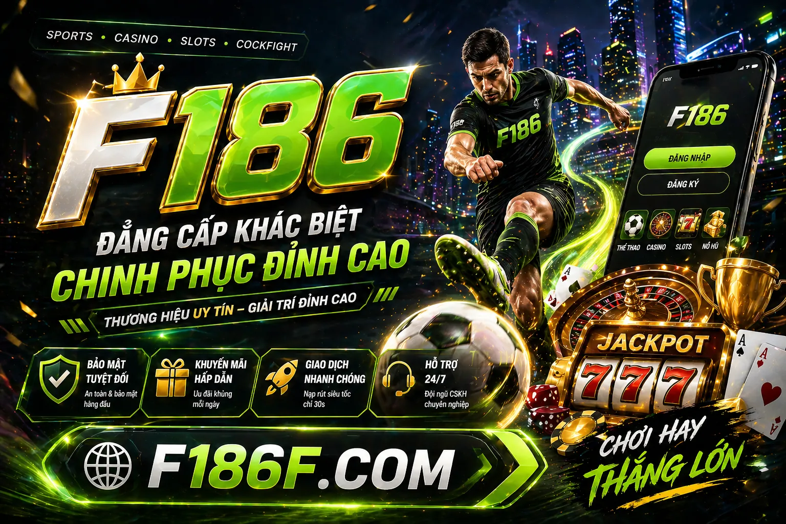 Máy đánh bạc tại winvnd chính thức với hiệu ứng ánh sáng rực rỡ và tiền vàng.
