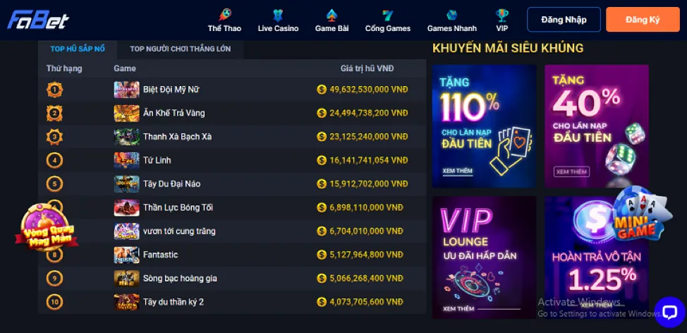 Mẹo chơi slot game và bắn cá tại winvnd chính thức